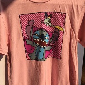 Disney stitch Halloween pink M Tshirt